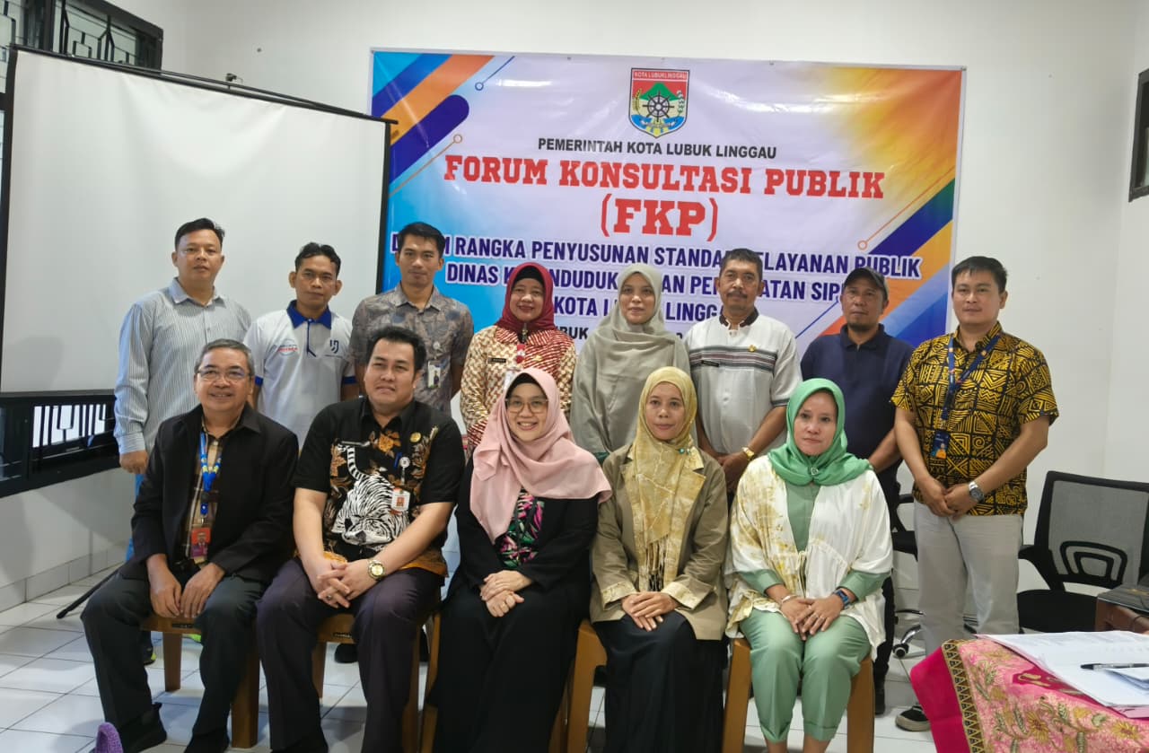 WAKIL REKTOR 3 UNPARI HADIRI FKP: Bersama Disdukcapil Lubuklinggau Matangkan Standar Pelayanan Publik