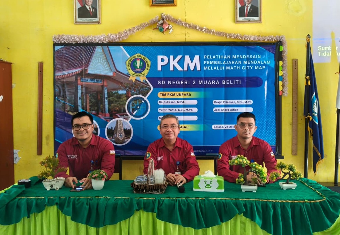 Pelatihan Mendesain Pembelajaran mendalam melalui Math City Map