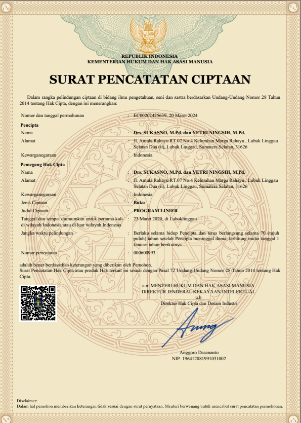 Program Linier