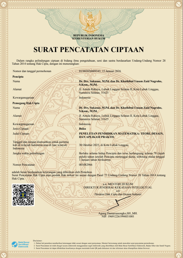 PENELITIAN PENDIDIKAN MATEMATIKA: TEORI, DESAIN, DAN APLIKASI PRAKTIS